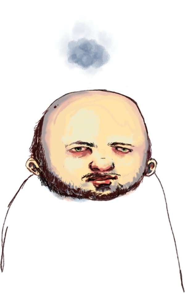 drawing of my friend, Gilbert Kong
